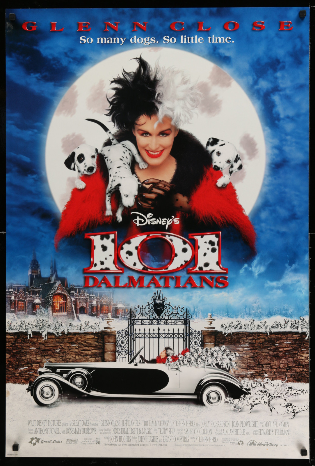 101 Dalmatians 2A391 A Part Of A Lot 24 Unfolded Double-Sided 27X40 One-Sheets '90S-00S Great Movie Images!