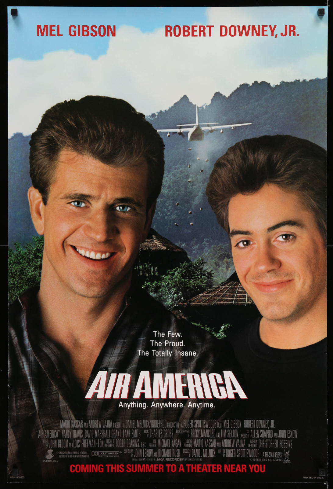 Air America 2A353 A Part Of A Lot 32 Unfolded Double-Sided And Single-Sided Mostly 27X40 One-Sheets '90S-00S Great Images