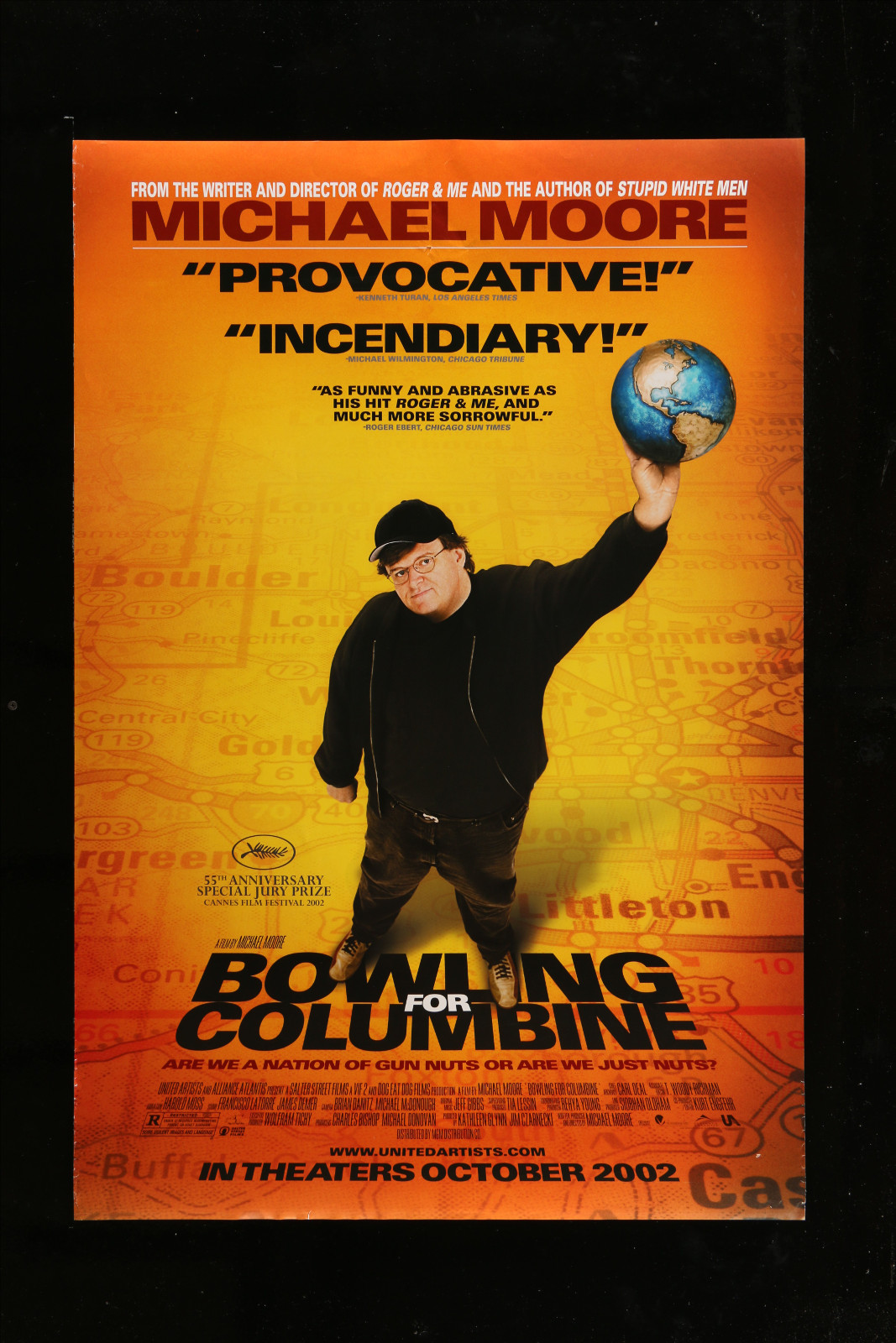 Bowling For Columbine 2A360 A Part Of A Lot 30 Unfolded Mostly Double-Sided Mostly 27X40 One-Sheets '70S-00S Cool!