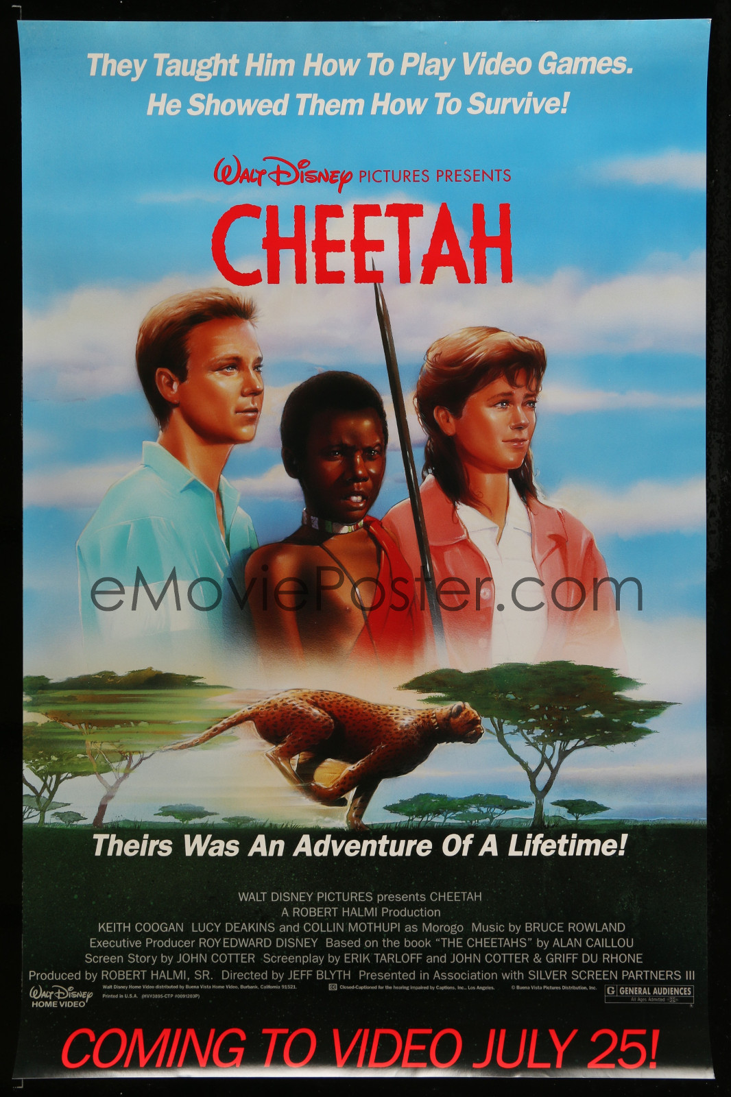 Cheetah 2A323 A Part Of A Lot 18 Unfolded Single-Sided Video Posters '90S A Variety Of Movie Images!