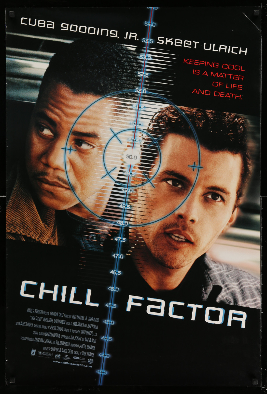 Chill Factor 2A391 A Part Of A Lot 24 Unfolded Double-Sided 27X40 One-Sheets '90S-00S Great Movie Images!