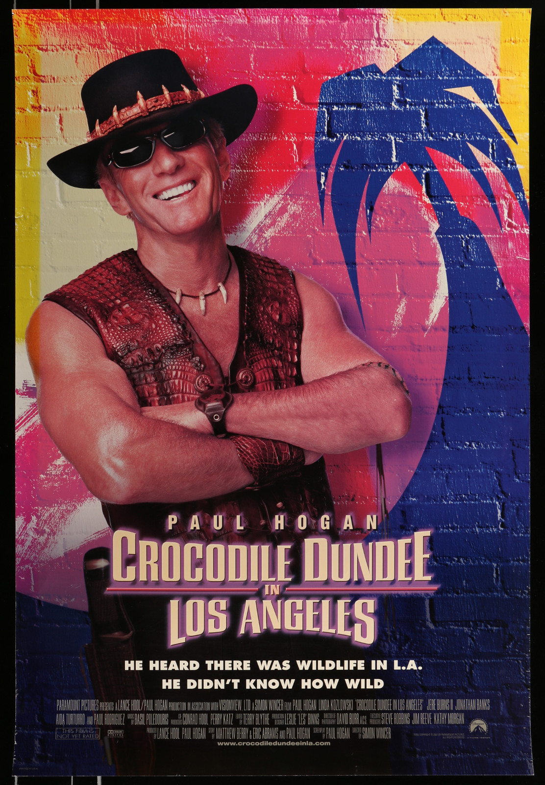Crocodile Dundee In Los Angeles 2A364 A Part Of A Lot 29 Unfolded Mostly Single-Sided 27X40 One-Sheets '90S-00S Great Movie Images!