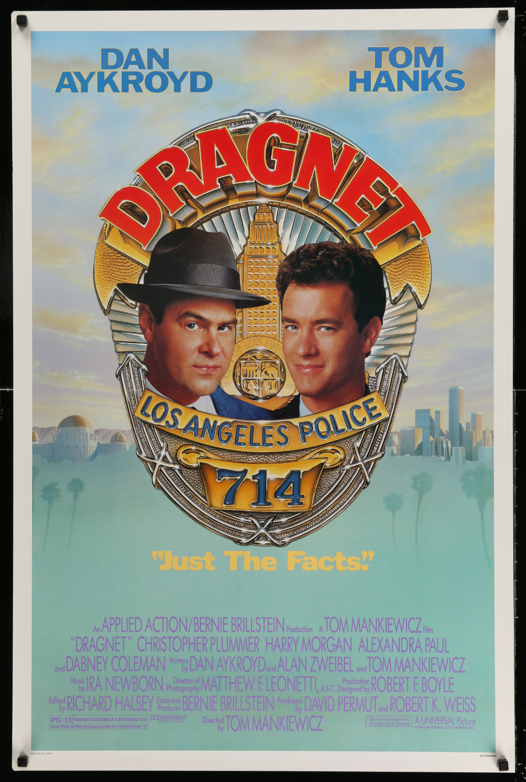 Dragnet 2A414 A Part Of A Lot 20 Unfolded Double-Sided And Single-Sided One-Sheets '80S-90S Great Movie Images!