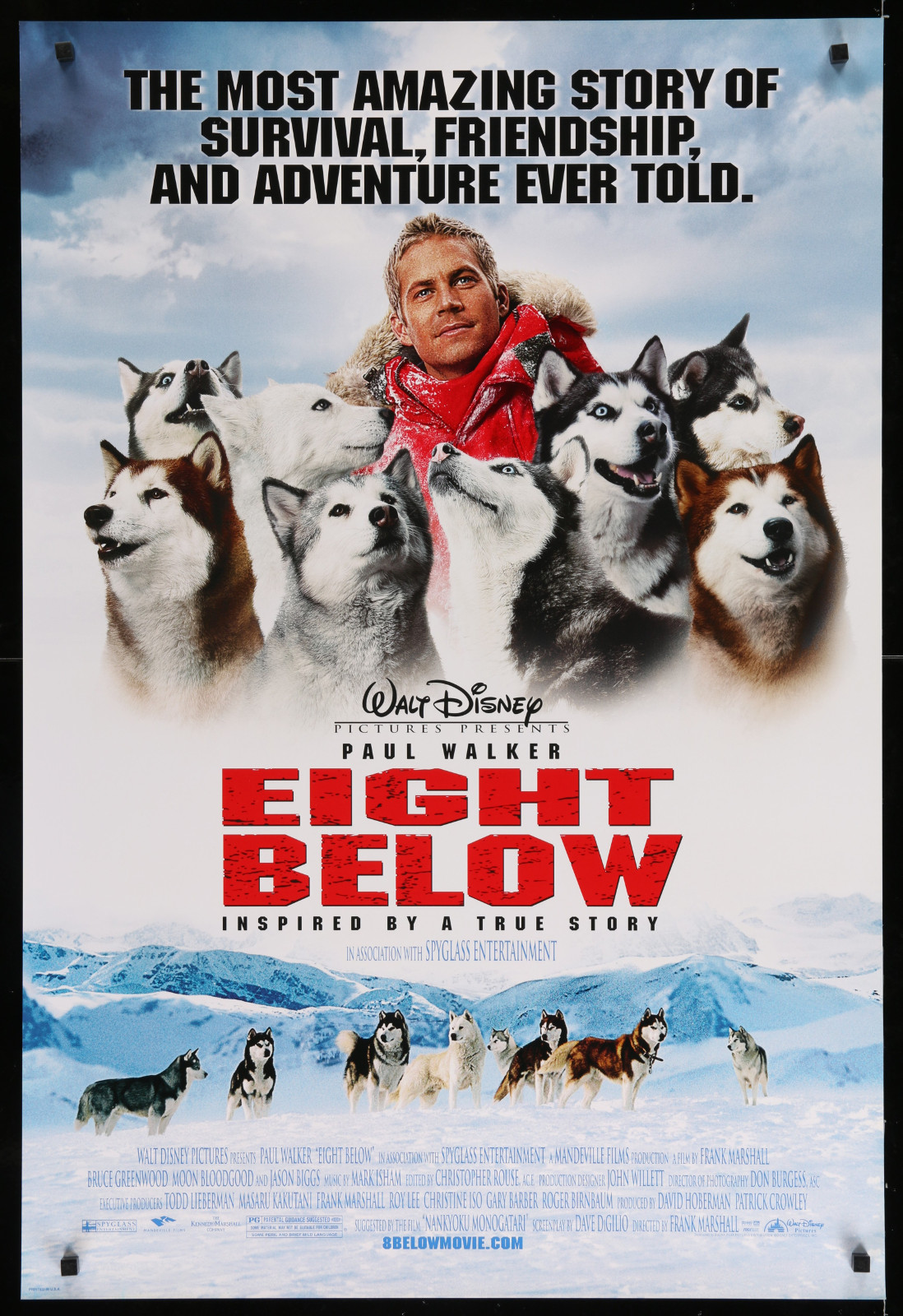 Eight Below 2A366 A Part Of A Lot 29 Unfolded Double-Sided 27X40 One-Sheets '90S-00S Great Movie Images!