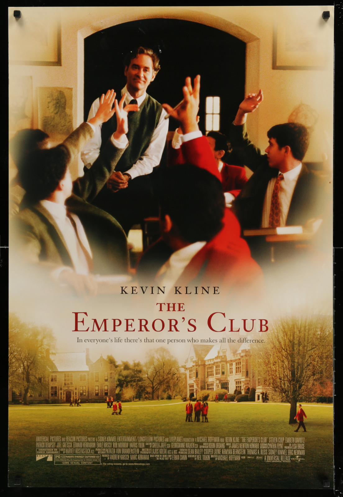 The Emperor'S Club 2A391 A Part Of A Lot 24 Unfolded Double-Sided 27X40 One-Sheets '90S-00S Great Movie Images!