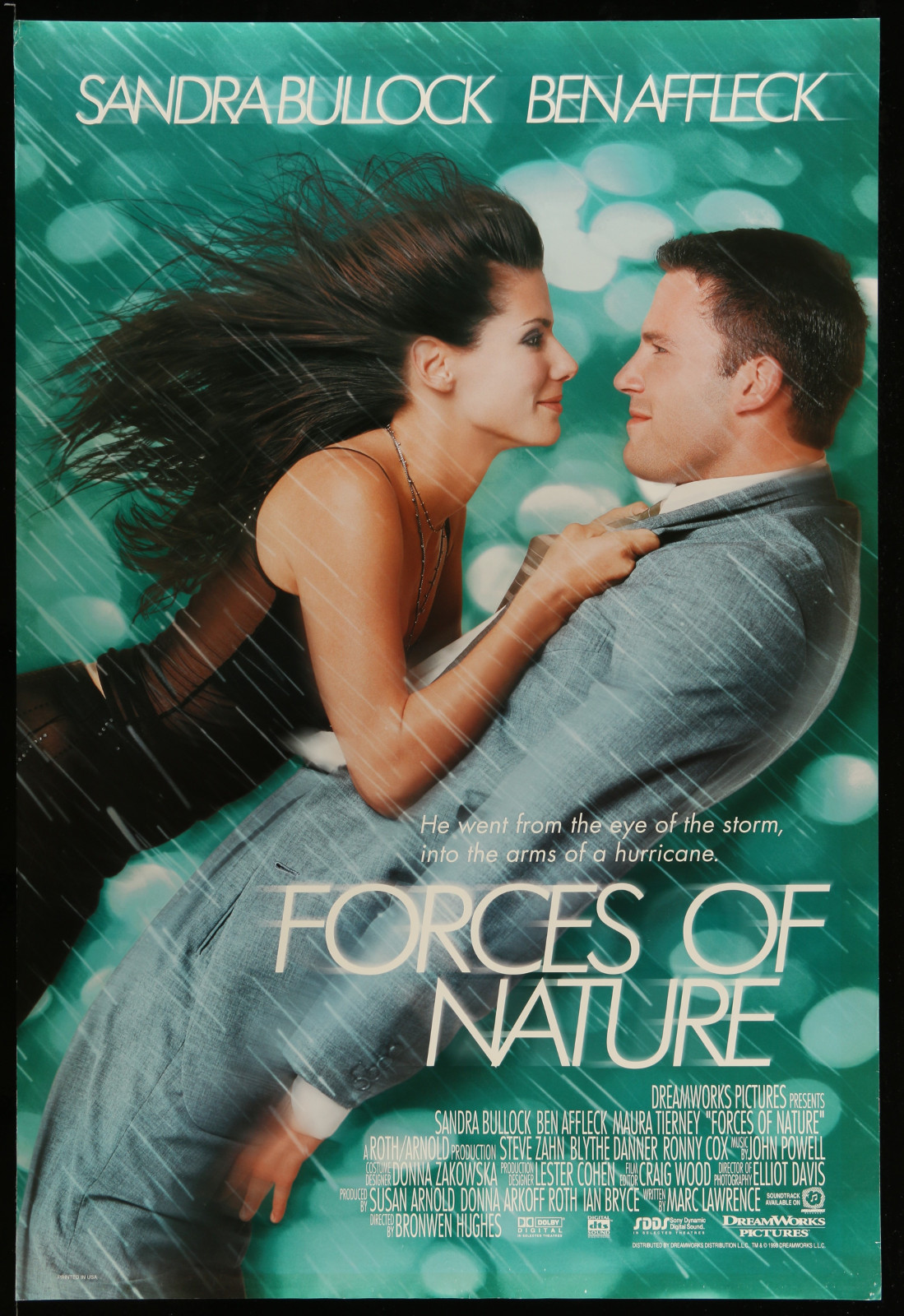 Forces Of Nature 2A355 A Part Of A Lot 31 Unfolded Mostly Double-Sided 27X40 One-Sheets '90S Cool Movie Images!