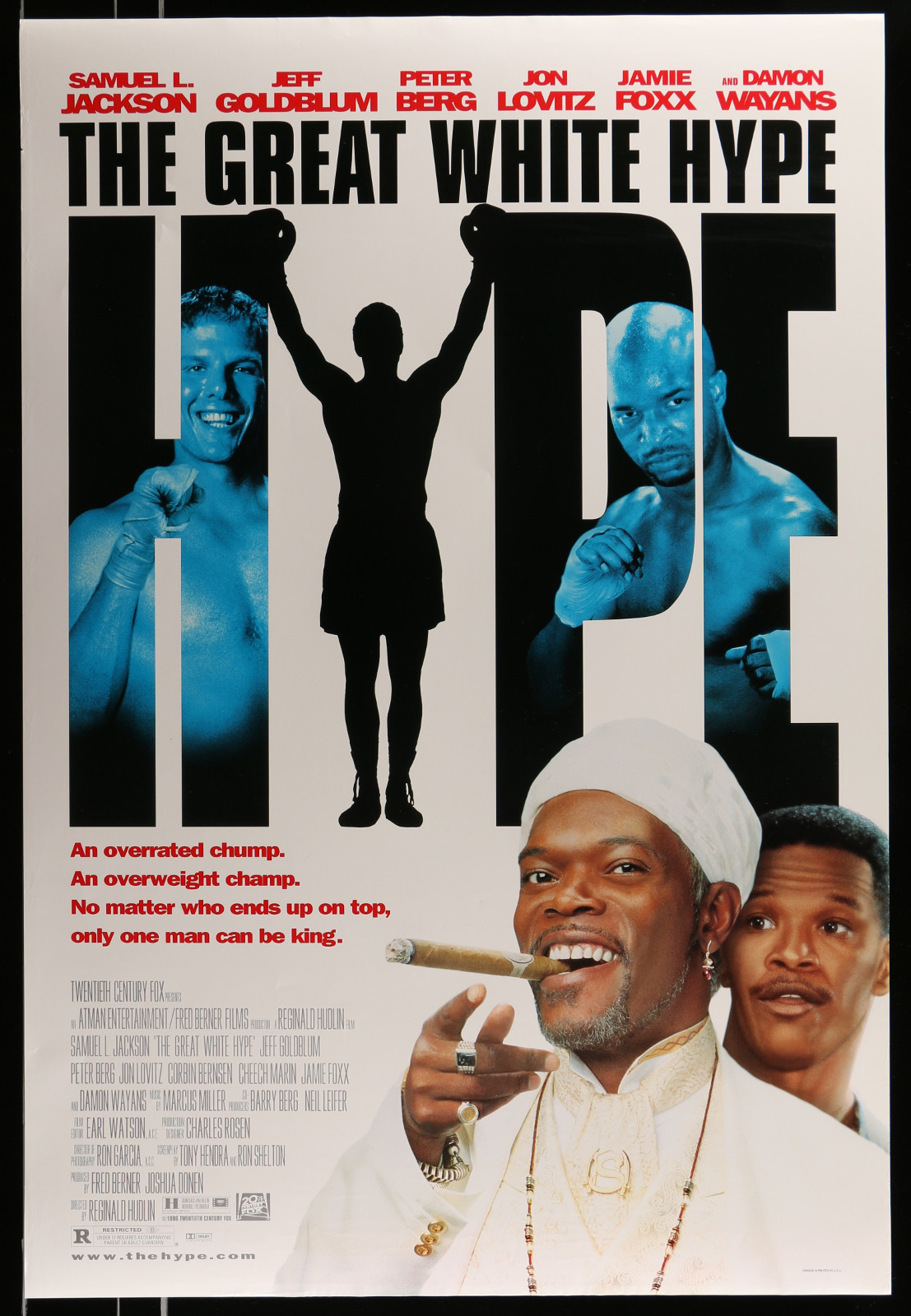 The Great White Hype 2A364 A Part Of A Lot 29 Unfolded Mostly Single-Sided 27X40 One-Sheets '90S-00S Great Movie Images!