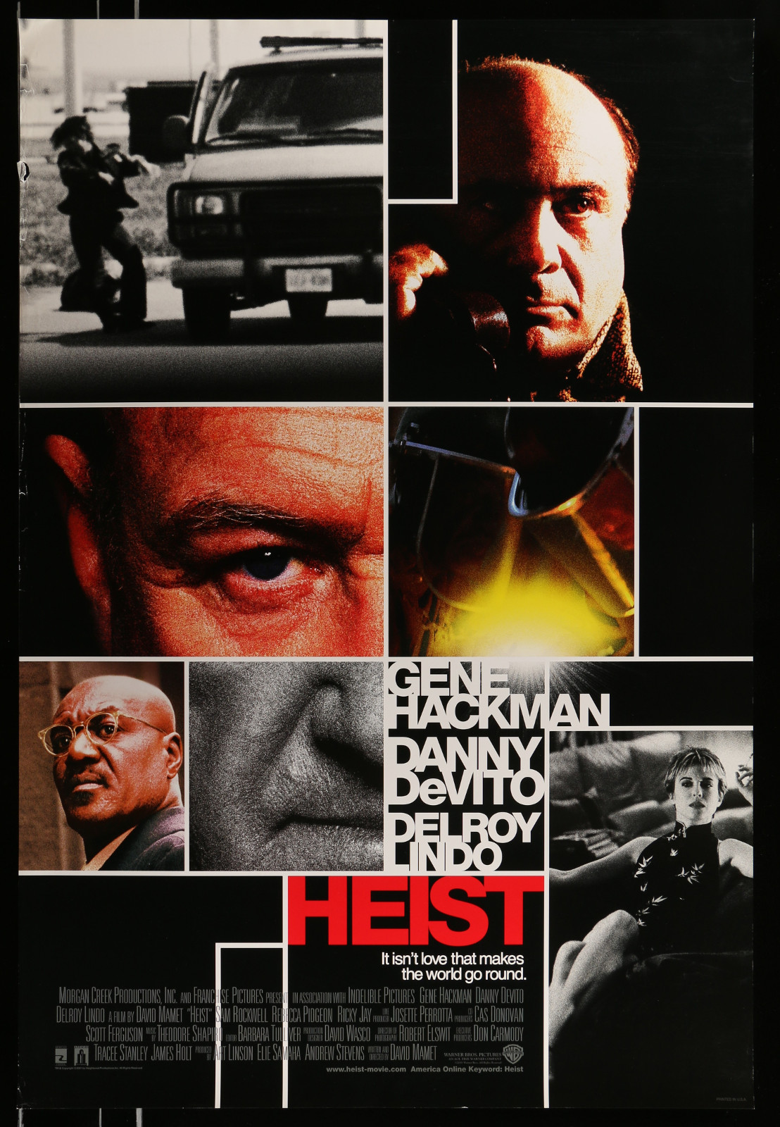 Heist 2A364 A Part Of A Lot 29 Unfolded Mostly Single-Sided 27X40 One-Sheets '90S-00S Great Movie Images!