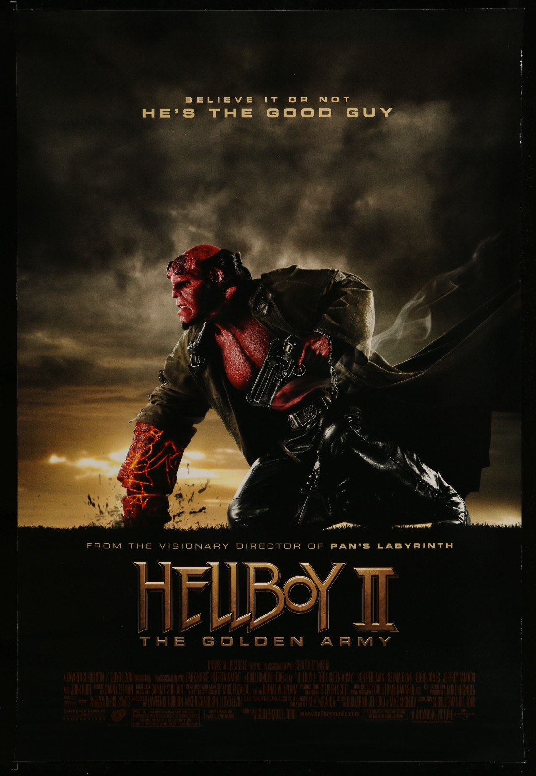 Hellboy Ii 2A396 A Part Of A Lot 22 Unfolded Mostly Double-Sided 27X40 One-Sheets '00S A Variety Of Movie Images!