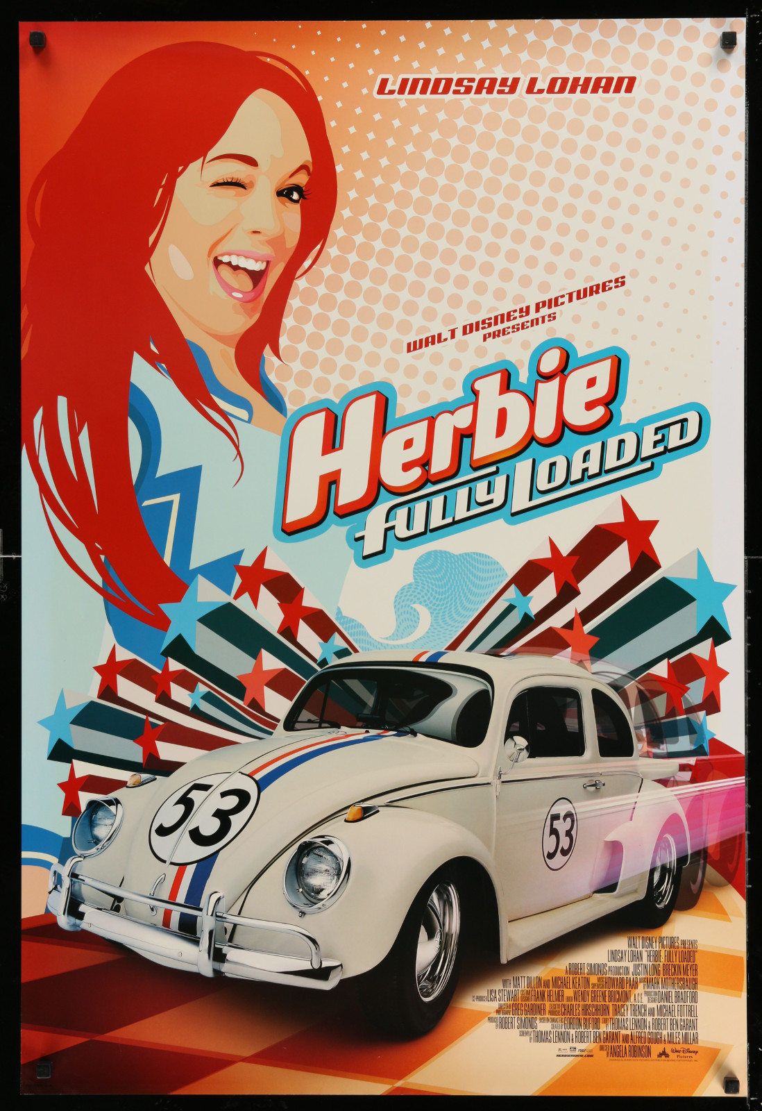 Herbie Fully Loaded 2A471 A Part Of A Lot 15 Unfolded Double-Sided 27X40 Mostly Family One-Sheets '00S Great Movie Images!