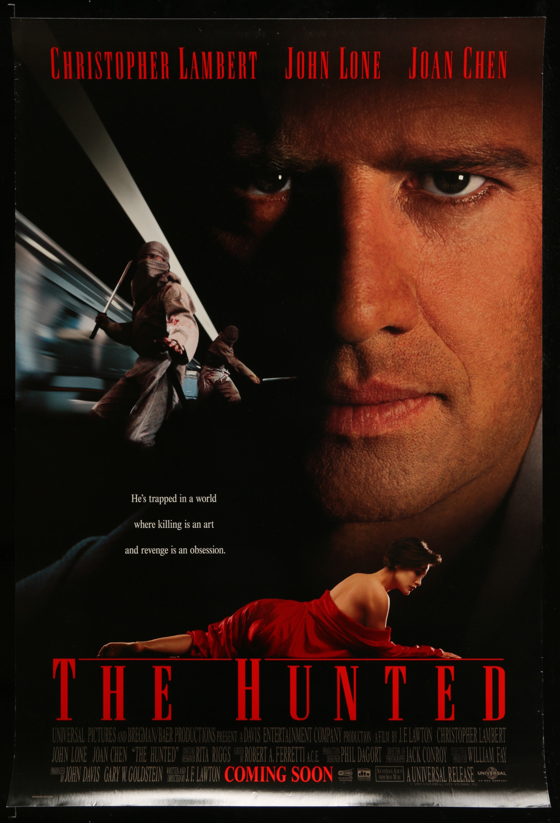 The Hunted 2A355 A Part Of A Lot 31 Unfolded Mostly Double-Sided 27X40 One-Sheets '90S Cool Movie Images!