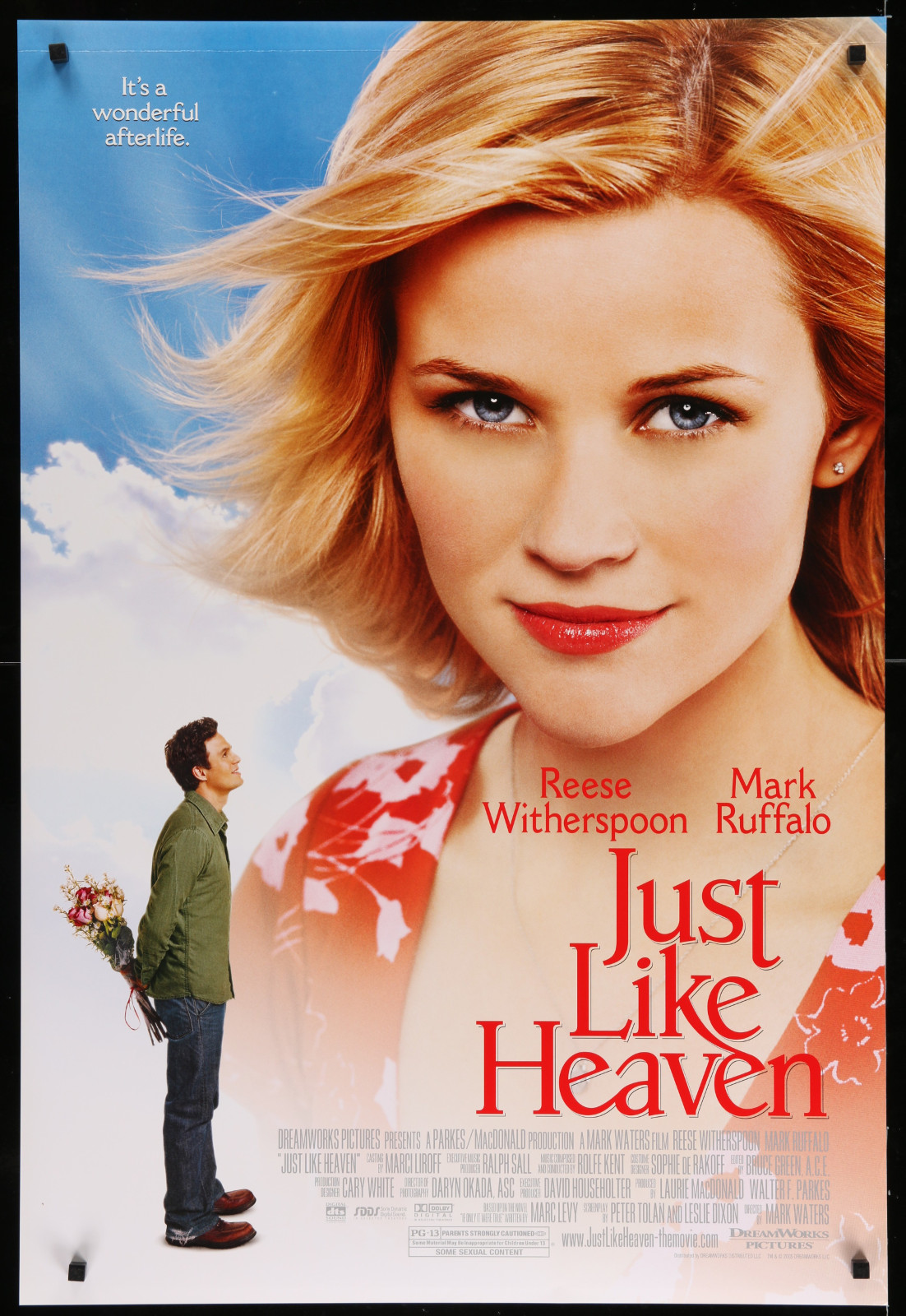 Just Like Heaven 2A366 A Part Of A Lot 29 Unfolded Double-Sided 27X40 One-Sheets '90S-00S Great Movie Images!
