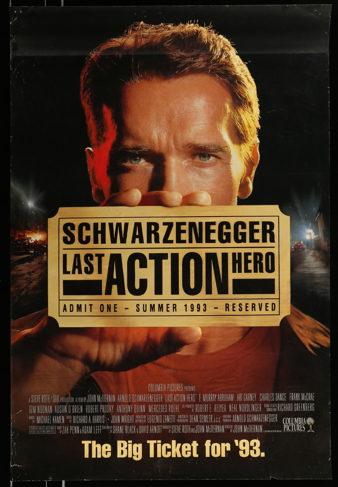 Last Action Hero 2A364 A Part Of A Lot 29 Unfolded Mostly Single-Sided 27X40 One-Sheets '90S-00S Great Movie Images!