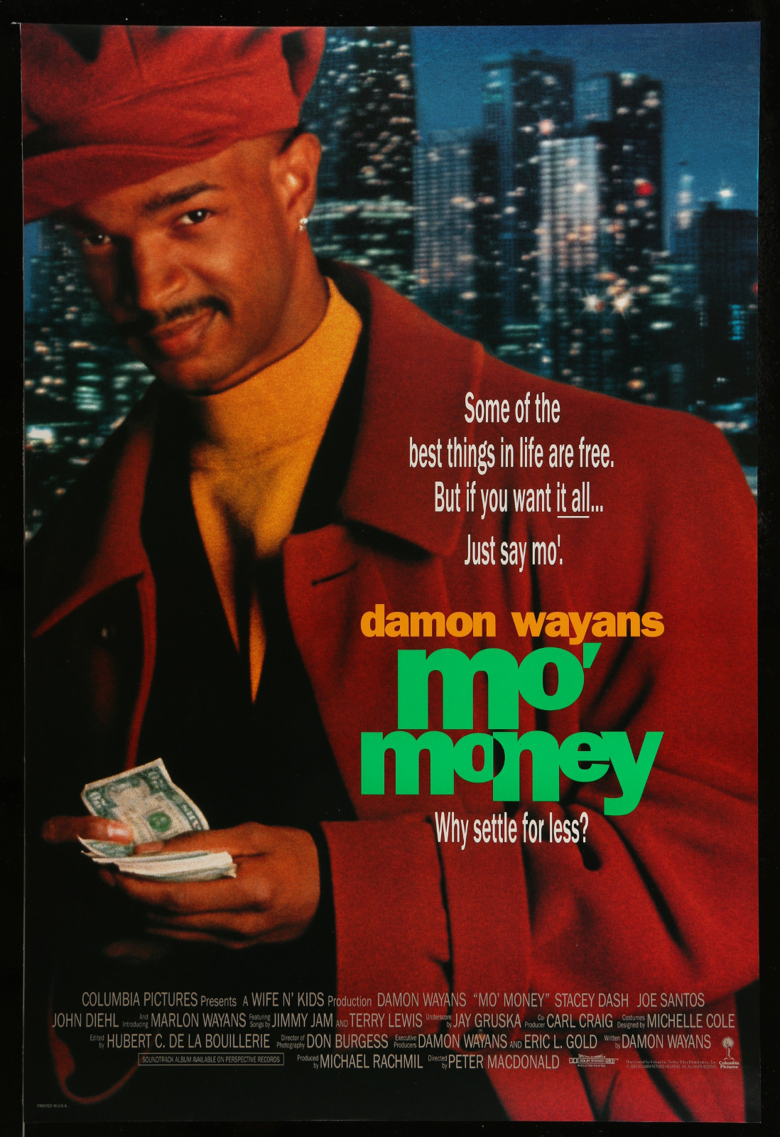 Mo' Money 2A457 A Part Of A Lot 16 Unfolded Mostly Single-Sided Mostly 27X41 One-Sheets '80S-90S Great Movie Images!