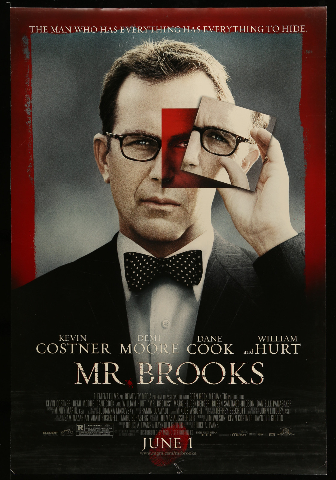 Mr. Brooks 2A396 A Part Of A Lot 22 Unfolded Mostly Double-Sided 27X40 One-Sheets '00S A Variety Of Movie Images!