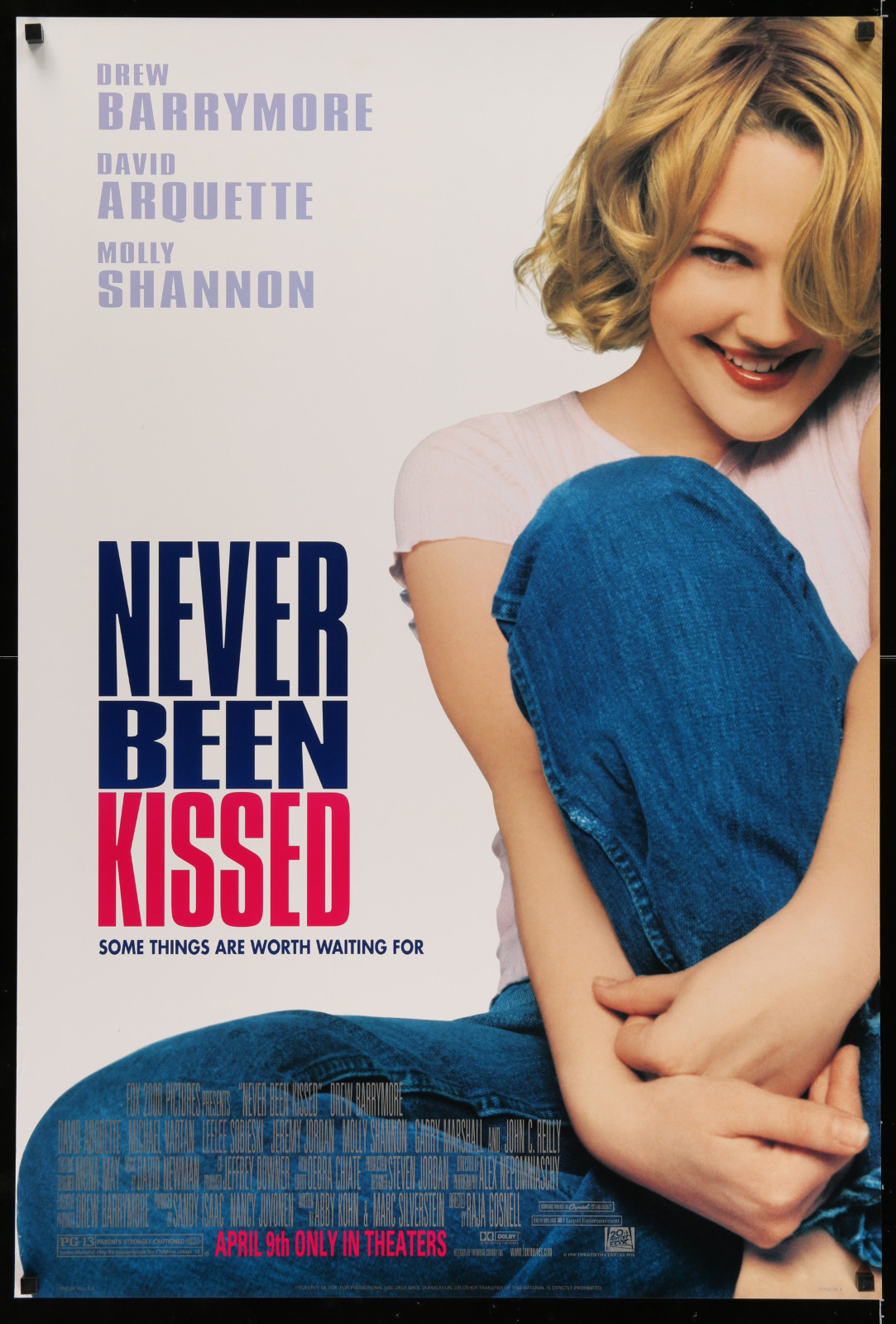 Never Been Kissed 2A353 A Part Of A Lot 32 Unfolded Double-Sided And Single-Sided Mostly 27X40 One-Sheets '90S-00S Great Images
