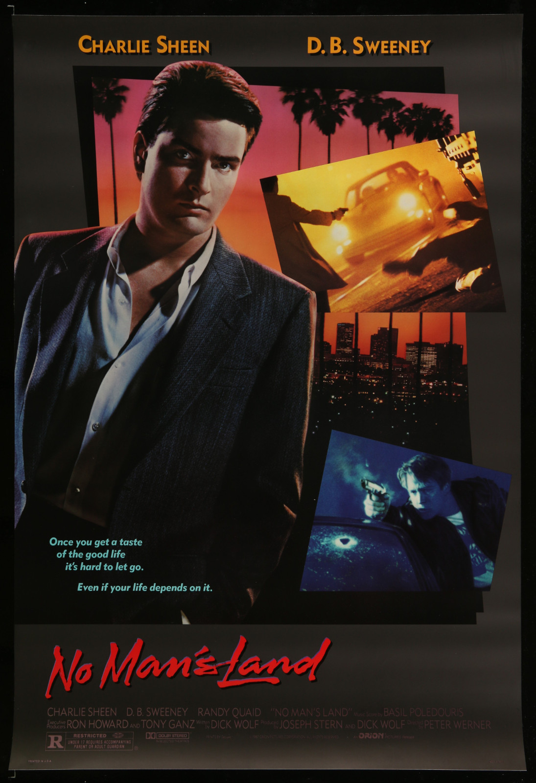 No Man'S Land 2A355 A Part Of A Lot 31 Unfolded Mostly Double-Sided 27X40 One-Sheets '90S Cool Movie Images!