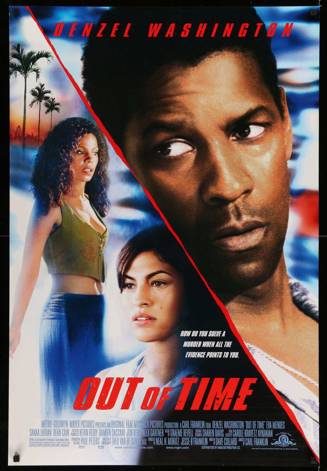 Out Of Time 2A446 A Part Of A Lot 17 Unfolded Mostly Double-Sided 27X40 One-Sheets '90S-00S Great Movie Images!