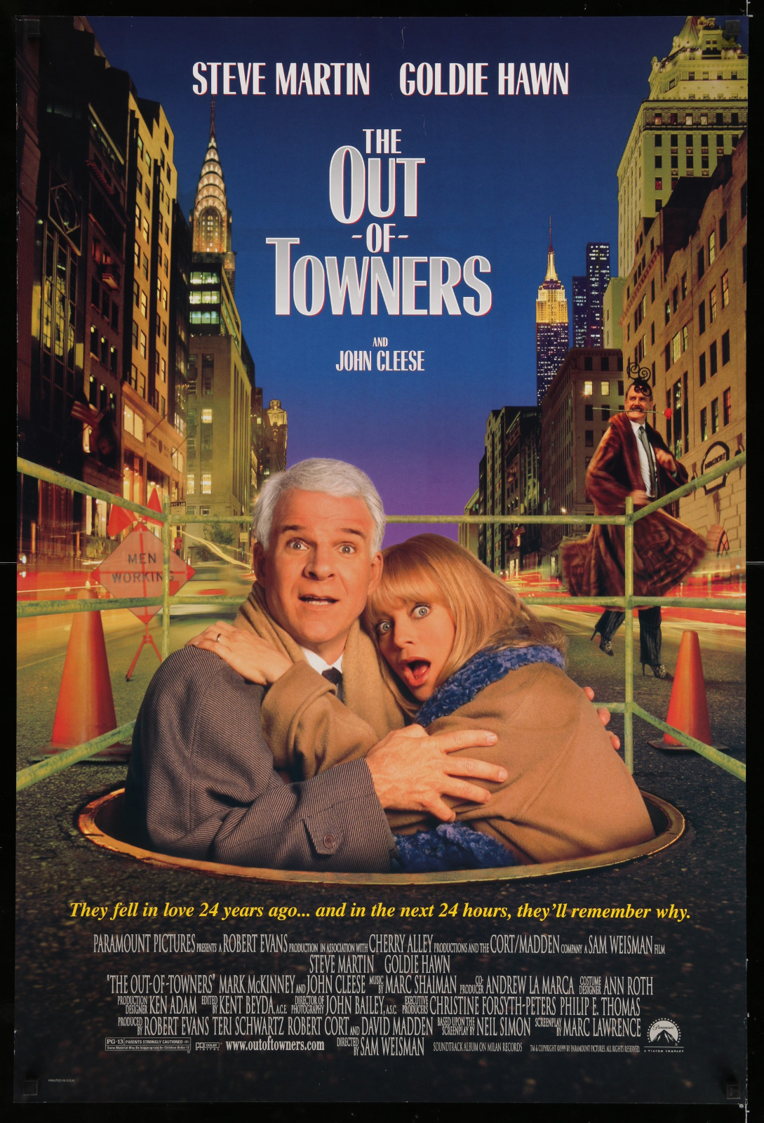 The Out Of Towners 2A353 A Part Of A Lot 32 Unfolded Double-Sided And Single-Sided Mostly 27X40 One-Sheets '90S-00S Great Images