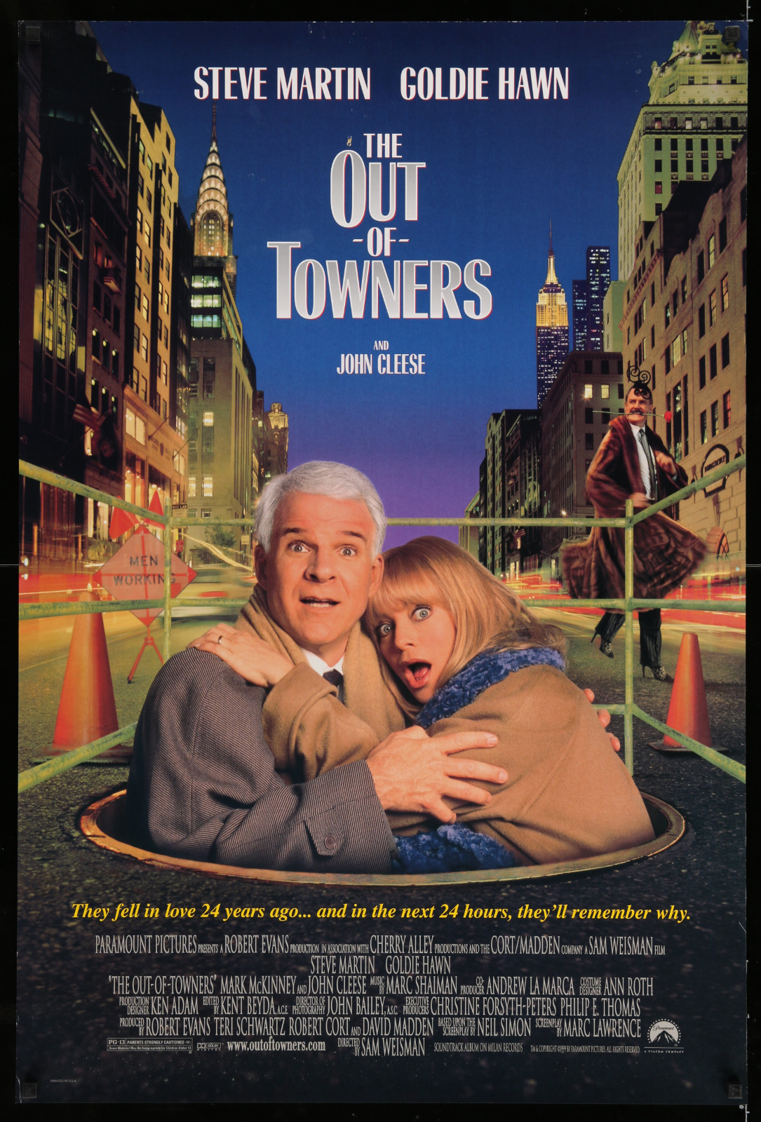The Out Of Towners 2A446 A Part Of A Lot 17 Unfolded Mostly Double-Sided 27X40 One-Sheets '90S-00S Great Movie Images!
