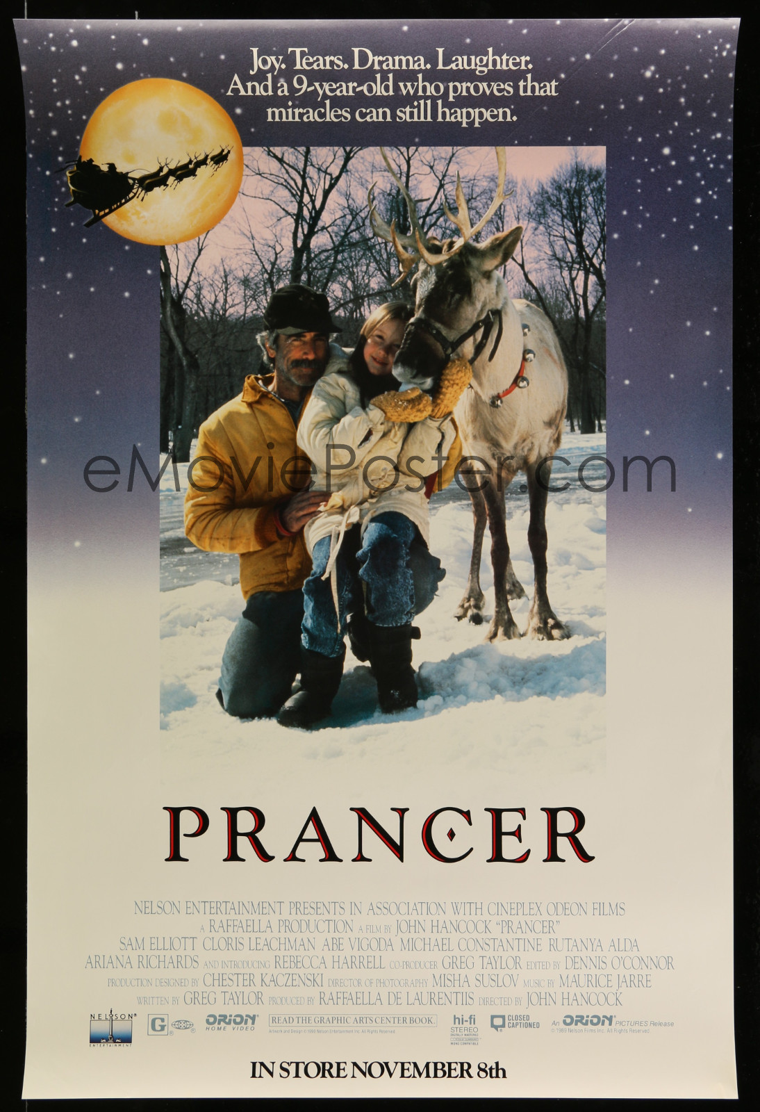 Prancer 2A323 A Part Of A Lot 18 Unfolded Single-Sided Video Posters '90S A Variety Of Movie Images!