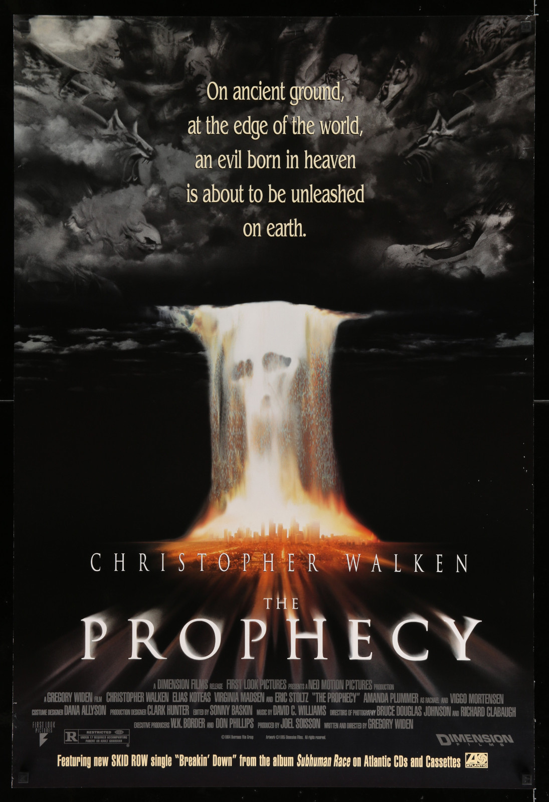The Prophecy 2A446 A Part Of A Lot 17 Unfolded Mostly Double-Sided 27X40 One-Sheets '90S-00S Great Movie Images!