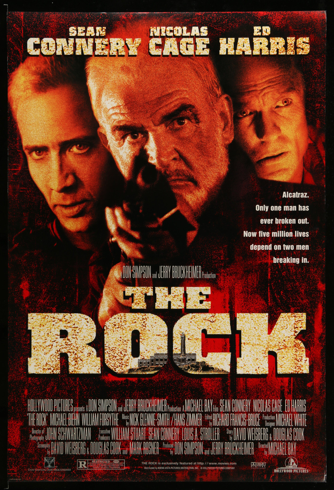 The Rock 2A361 A Part Of A Lot 30 Unfolded Double-Sided And Single-Sided 27X40 One-Sheets '90S-00S Variety Of Images!