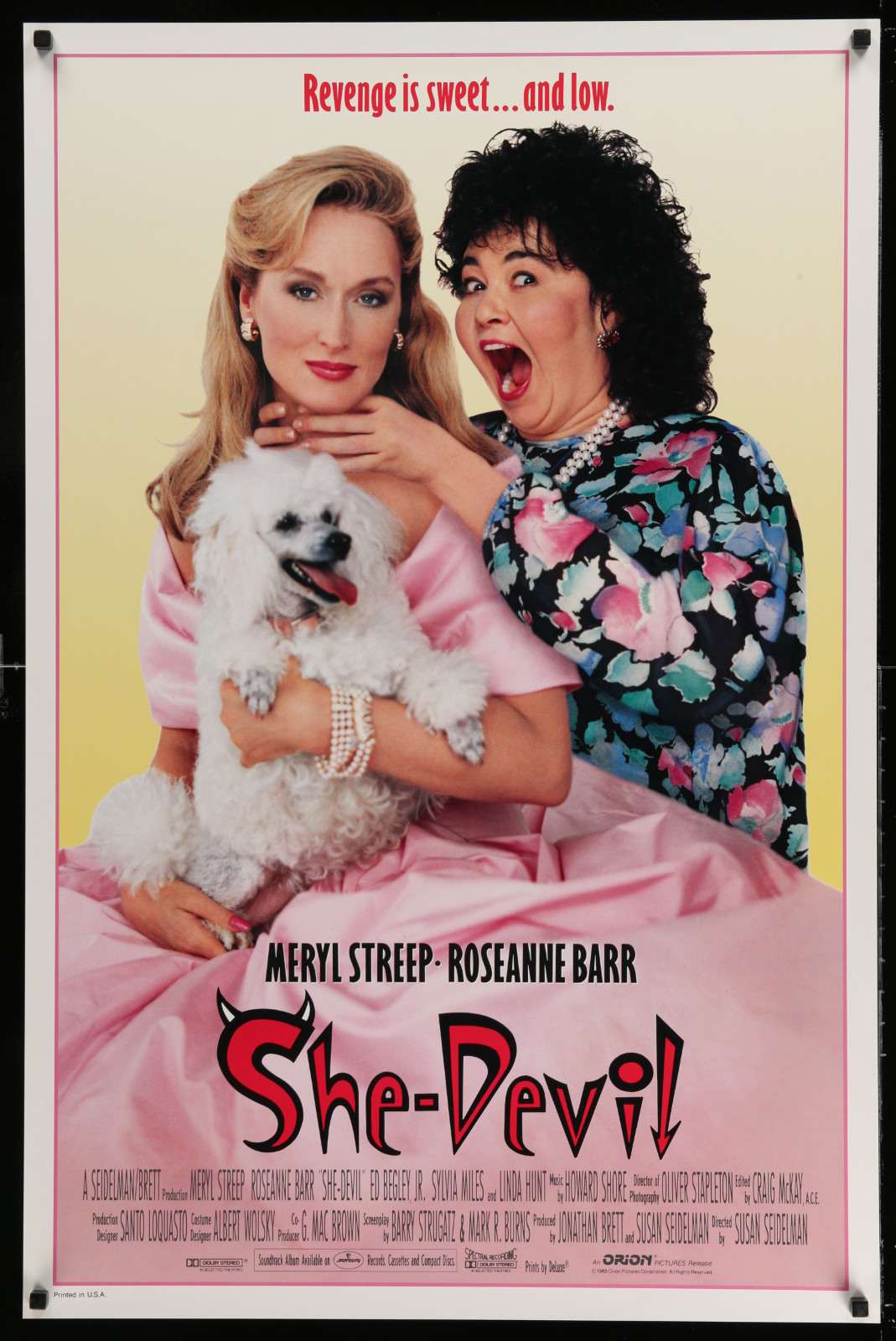 She-Devil 2A414 A Part Of A Lot 20 Unfolded Double-Sided And Single-Sided One-Sheets '80S-90S Great Movie Images!