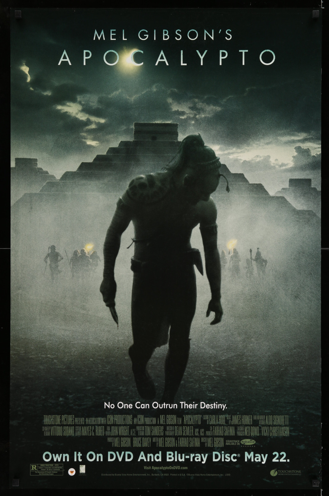 Apocalypto 2A327 A Part Of A Lot 10 Unfolded Video And Special Posters '80S-00S Many Great Movie Images!