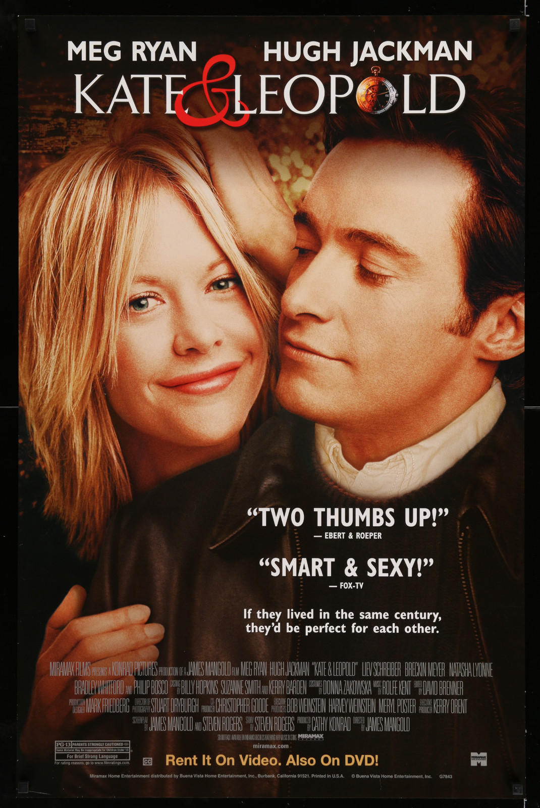 Kate & Leopold 2A327 A Part Of A Lot 10 Unfolded Video And Special Posters '80S-00S Many Great Movie Images!