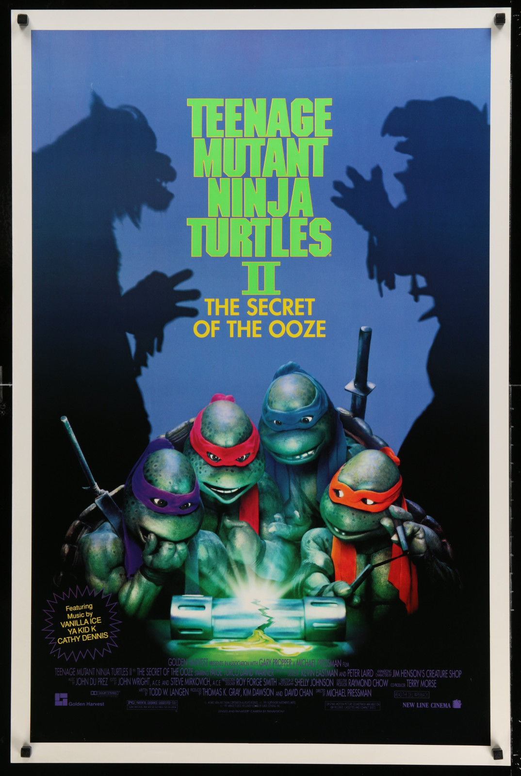 Teenage Mutant Ninja Turtles 2 Poster Movie Art Silk Poster 13x18 24x32 in J817 