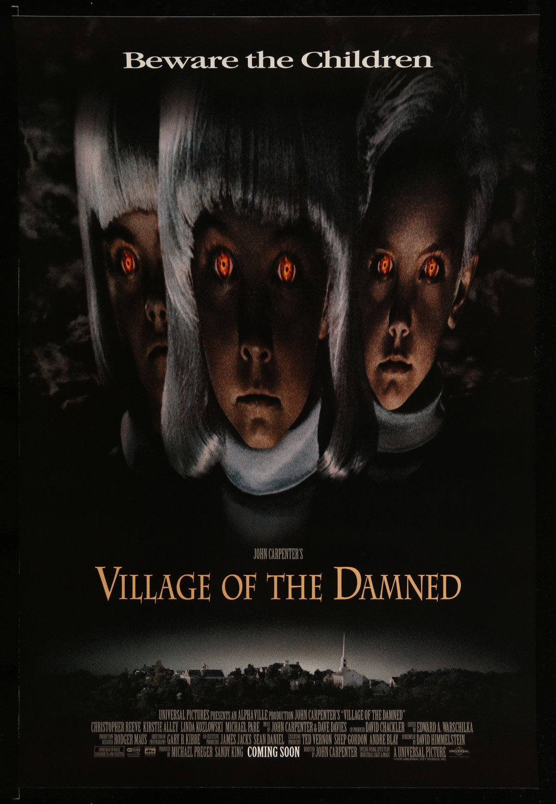 Village Of The Damned 2A361 A Part Of A Lot 30 Unfolded Double-Sided And Single-Sided 27X40 One-Sheets '90S-00S Variety Of Images!