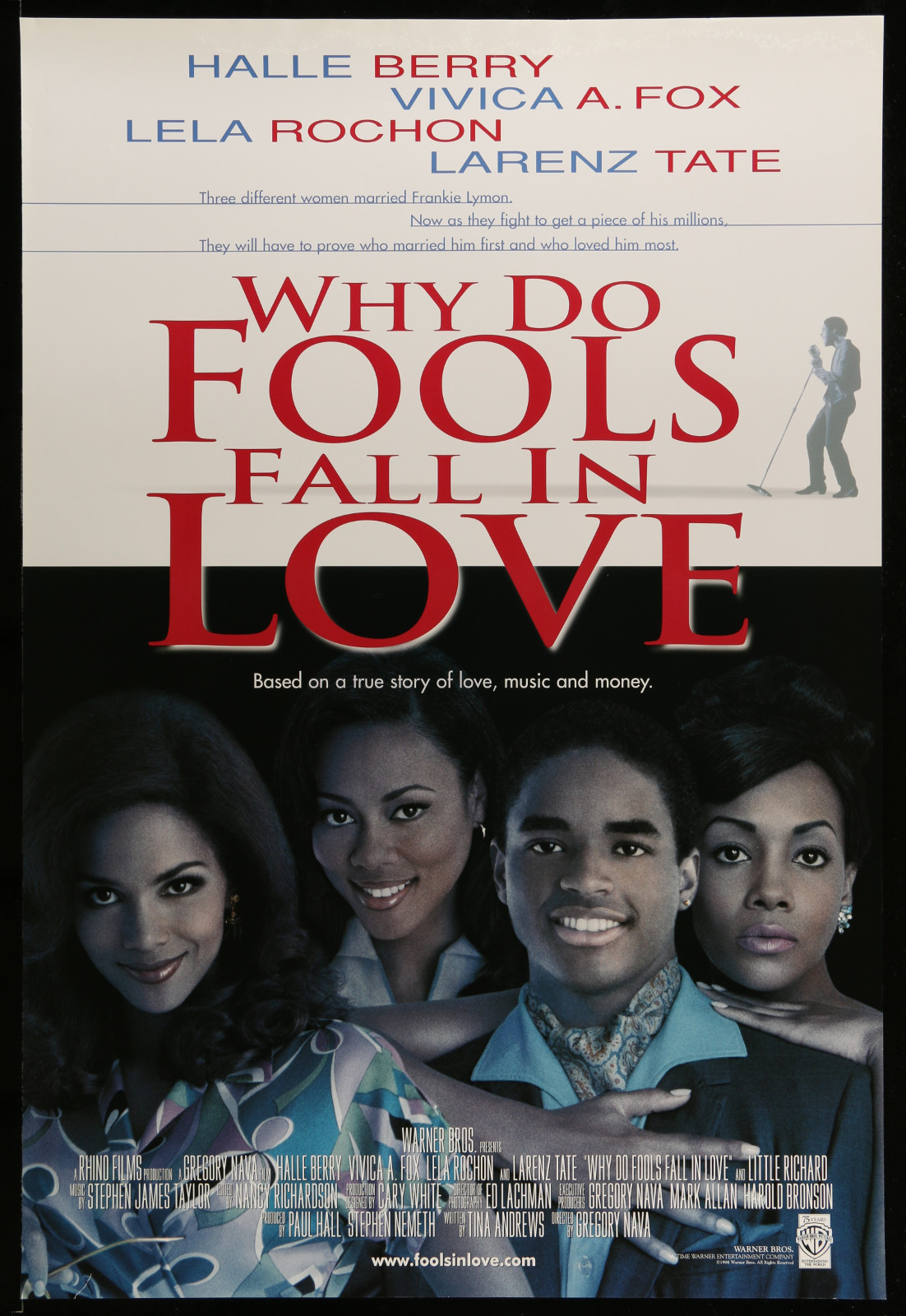 Why Do Fools Fall In Love 2A361 A Part Of A Lot 30 Unfolded Double-Sided And Single-Sided 27X40 One-Sheets '90S-00S Variety Of Images!