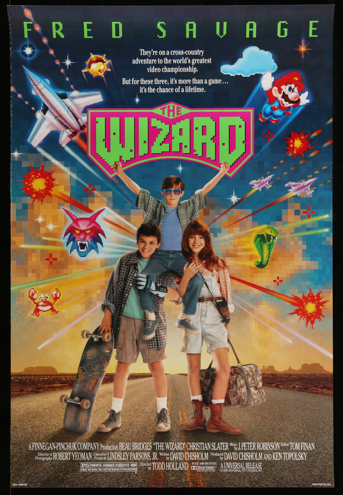 The Wizard 2A355 A Part Of A Lot 31 Unfolded Mostly Double-Sided 27X40 One-Sheets '90S Cool Movie Images!